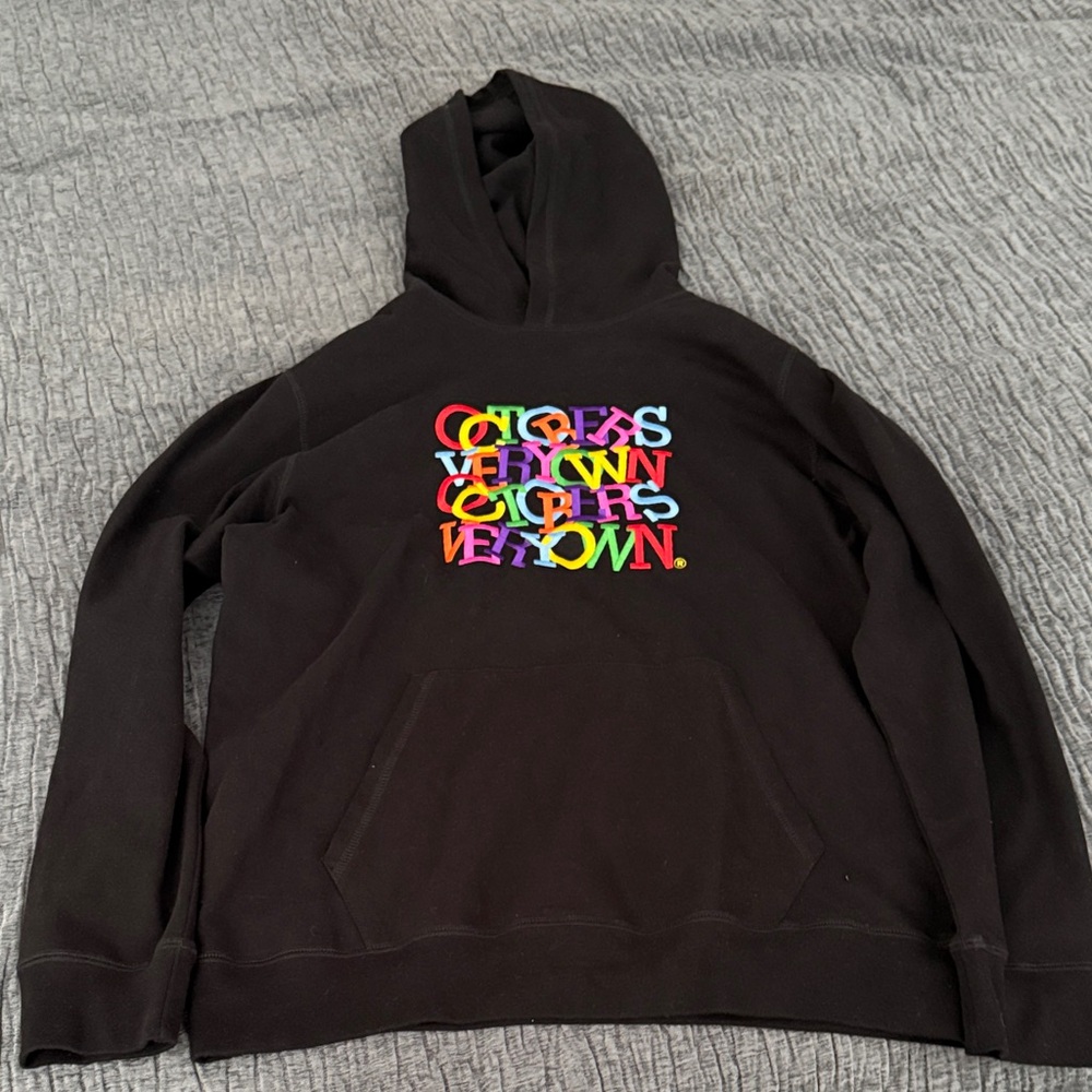 Octobers Very Own “OVO” Colorful Graphic Black Hoodie